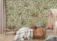 Woodland Naptime Tales Wall Mural