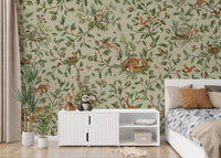 Woodland Naptime Tales Wall Mural