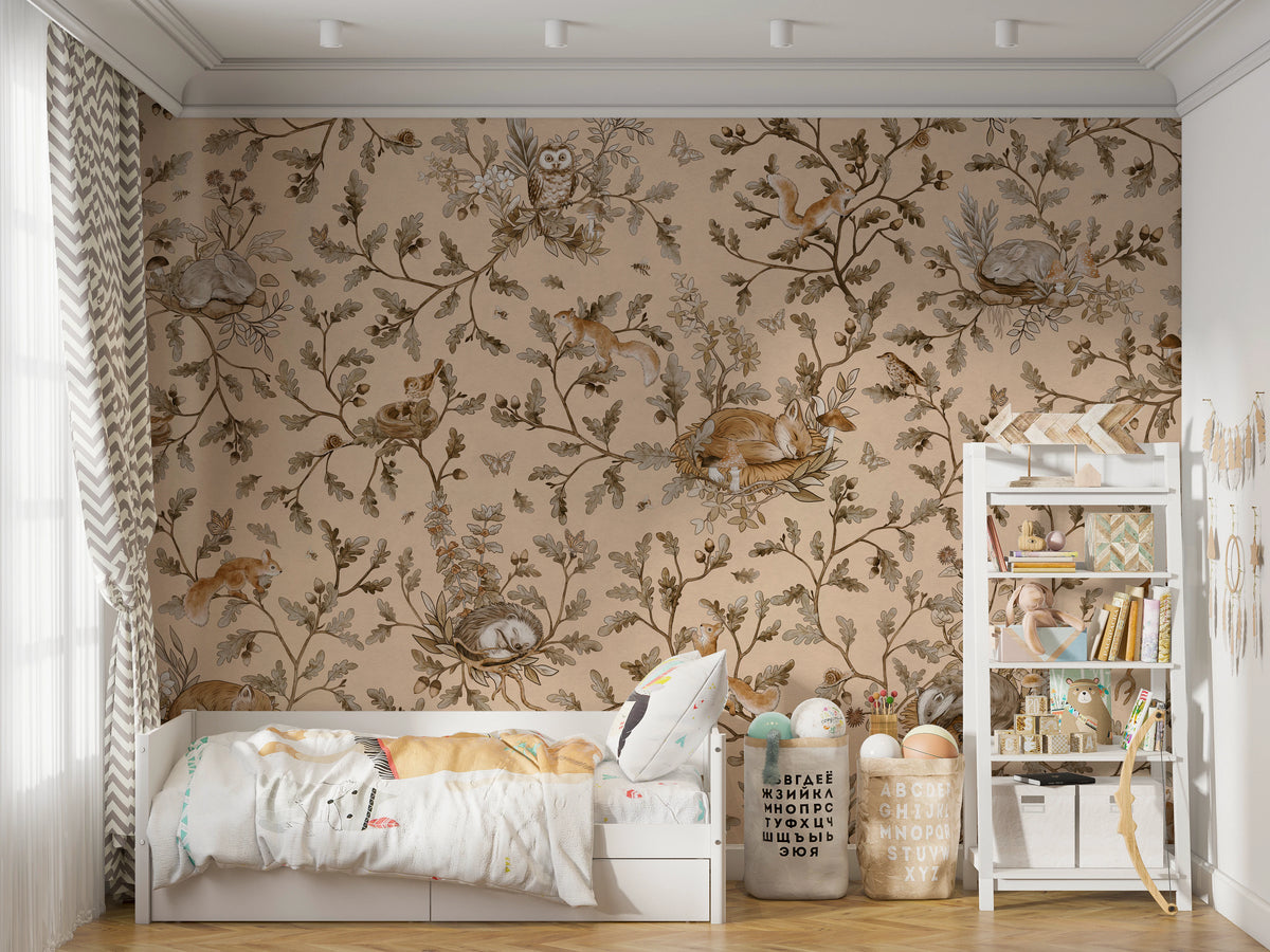 Forest Slumber Wall Mural