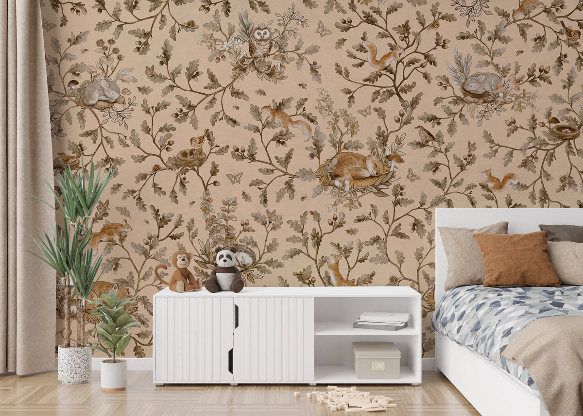 Forest Slumber Wall Mural
