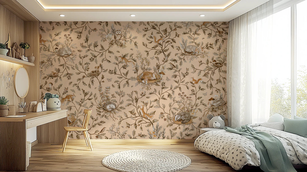 Forest Slumber Wall Mural