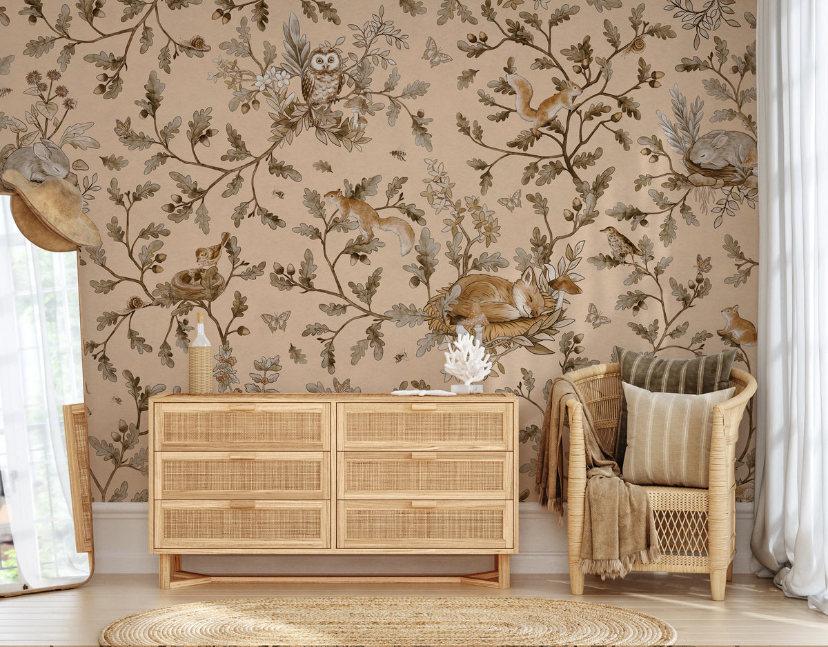 Forest Slumber Wall Mural