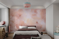 Delicate pink blossom wallpaper for walls
