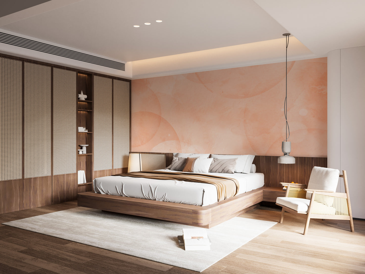 Fuzzy Peach Palette Wallpaper Mural