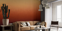 Artistic sunset wall mural with texture

