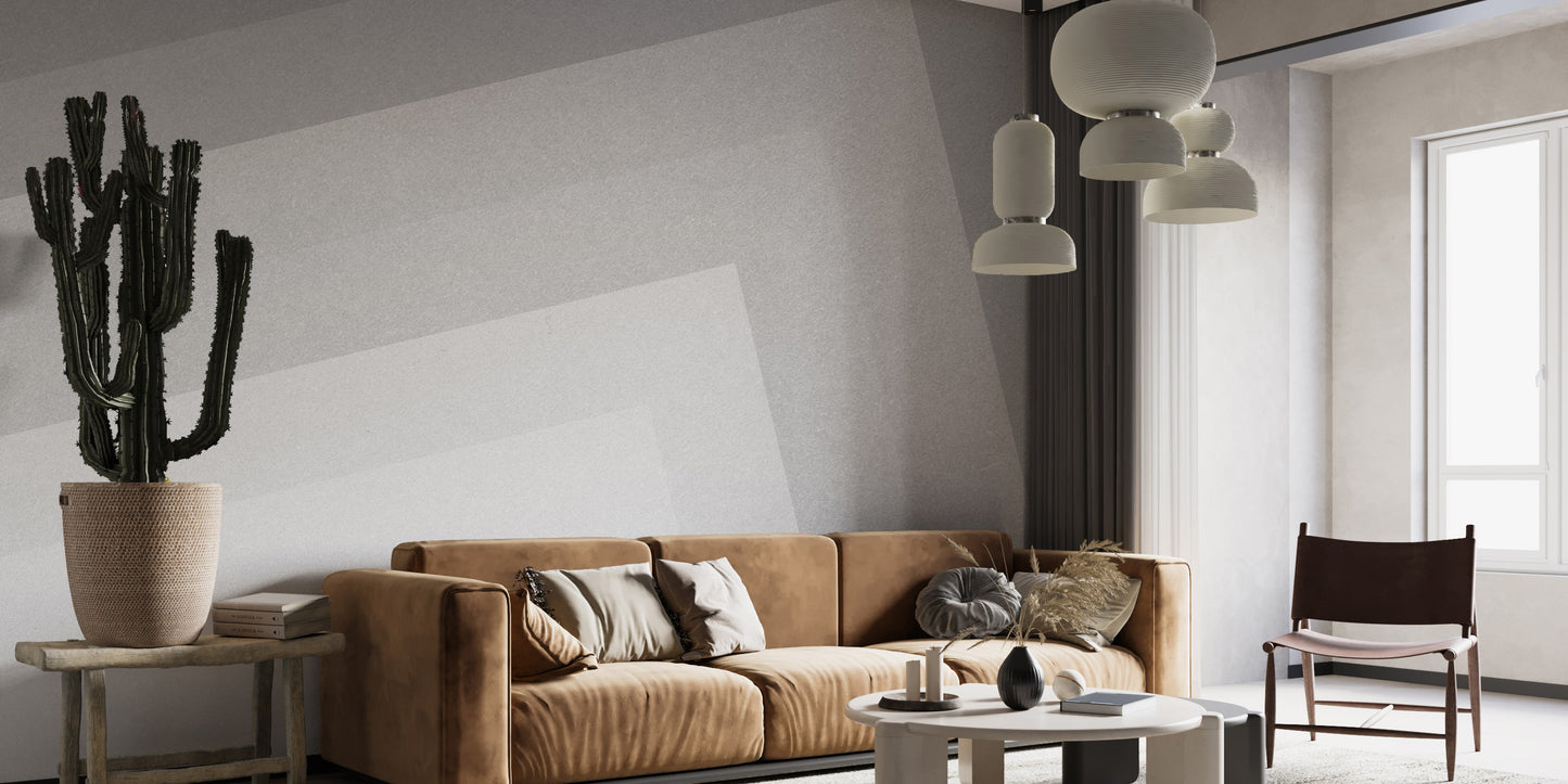 Elegant gradient mural with soft tones
