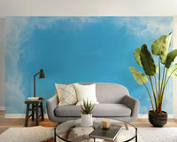 Dreamy ethereal clouds mural for interiors
