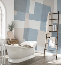 Abstract modern mosaic wallpaper mural
