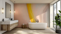 Contemporary whirlwind chic wall mural style
