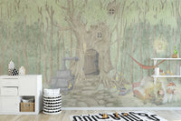 Fairyland Pond Wall Mural for a dreamy atmosphere