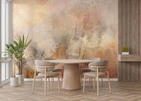 Soft dawn wall mural for tranquil rooms
