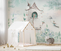 Royal princess castle wallpaper for fantasy
