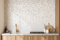 Binary code mural for tech-inspired decor
