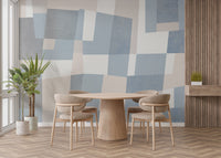 Sleek modern mosaic wall mural decor
