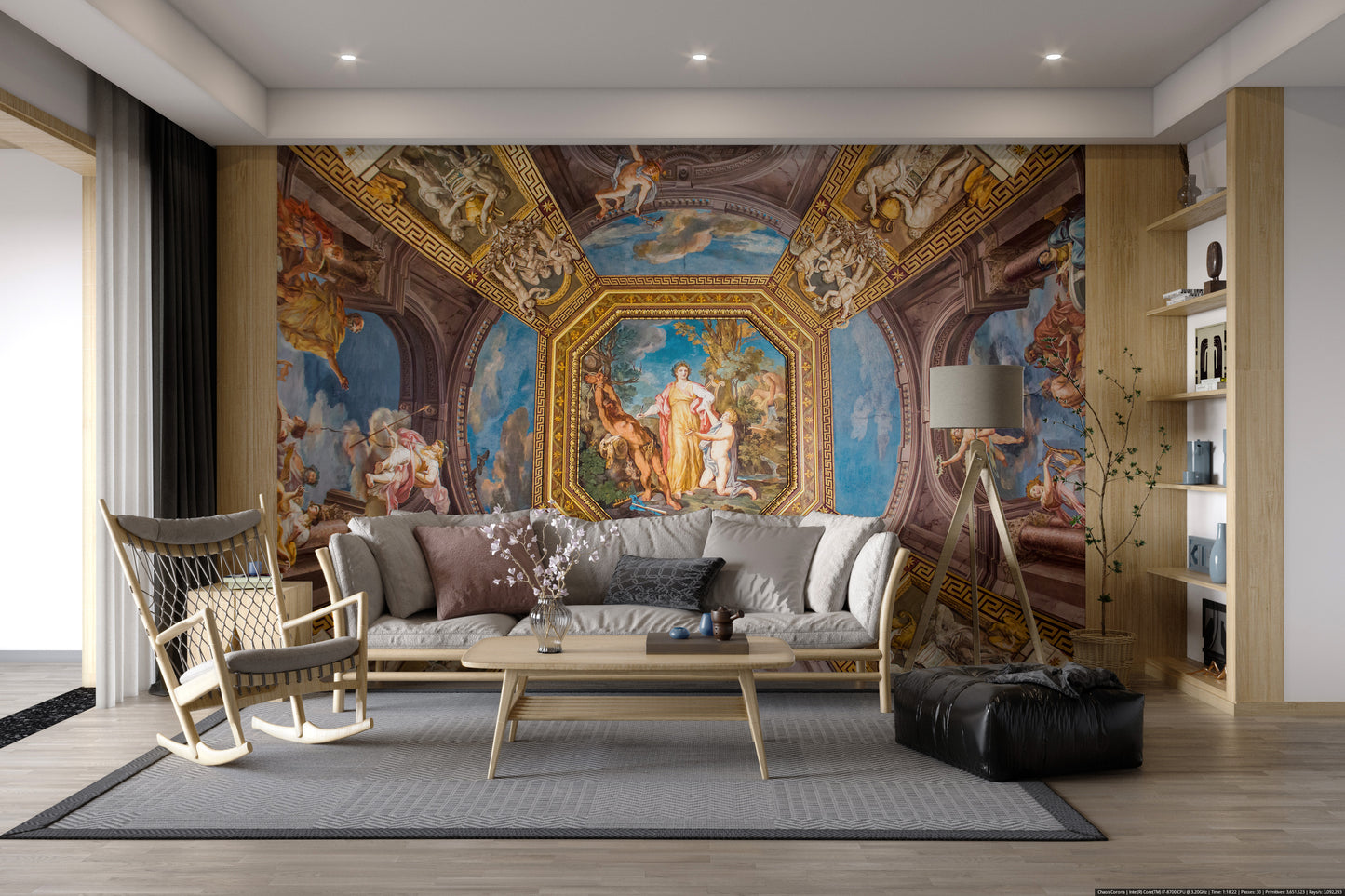 Timeless Baroque architecture ceiling design






