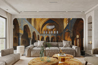 Ornate archway pattern wall decor
