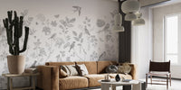 Birdsong wall mural creates peaceful vibes
