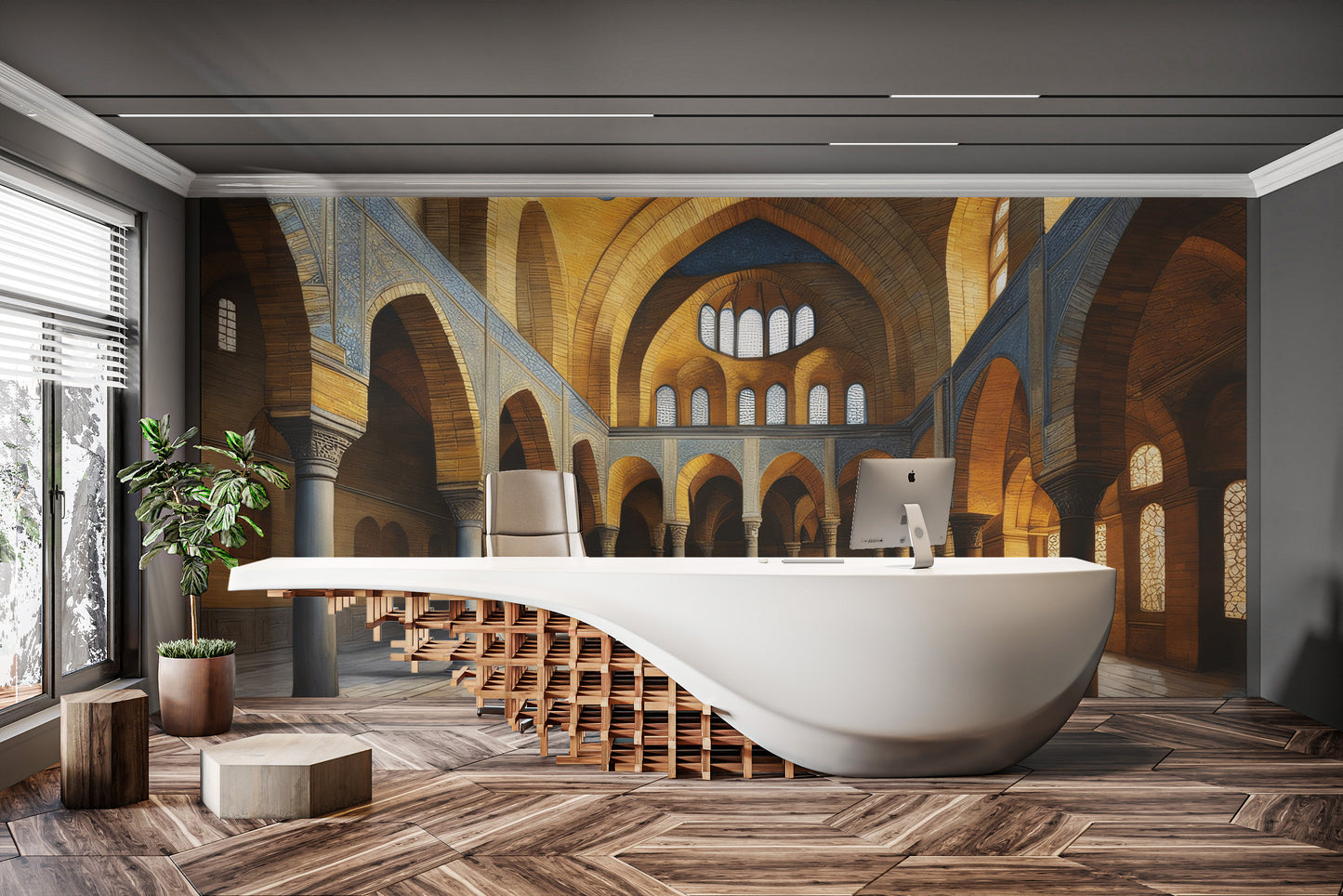 Grand Architectural Arches Wallpaper