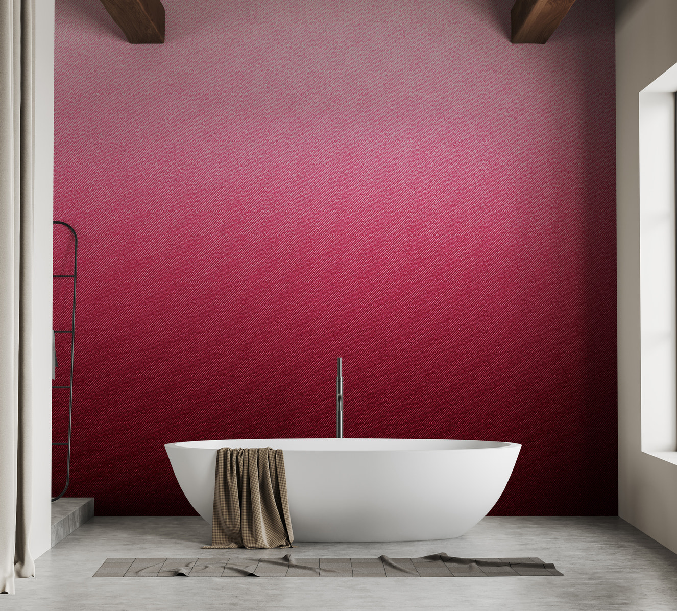 Ruby radiance wall mural for interiors