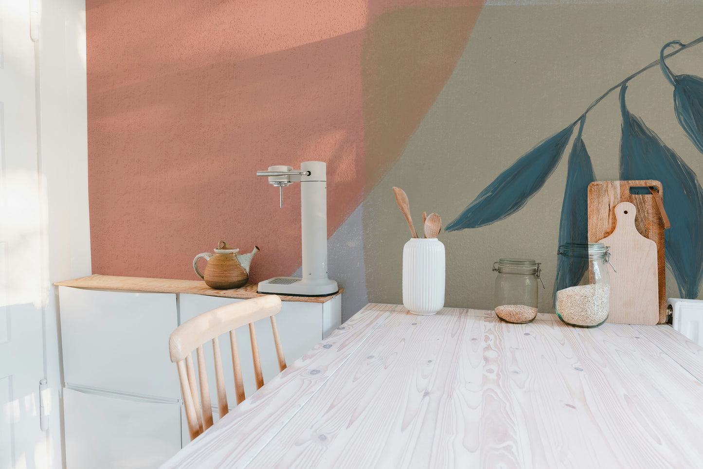 Tranquil Leaves Wallpaper Mural