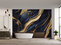 Elegant stone pattern wallpaper for interiors
