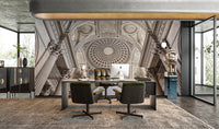French Pantheon dome wall covering
