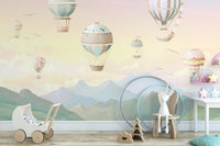 Adventure Balloon Wall Mural