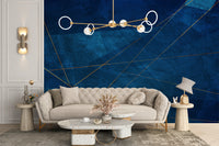 Unique abstract wall mural for decor
