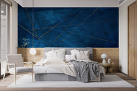 Contemporary abstract wallpaper mural style
