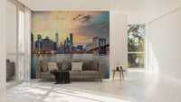 New York City Lights Wall Mural for Home
