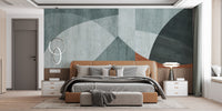 Contemporary geometric harmony wall decor
