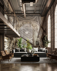 Historic architecture ceiling wallpaper
