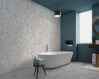 Modern geometric line art wallpaper

