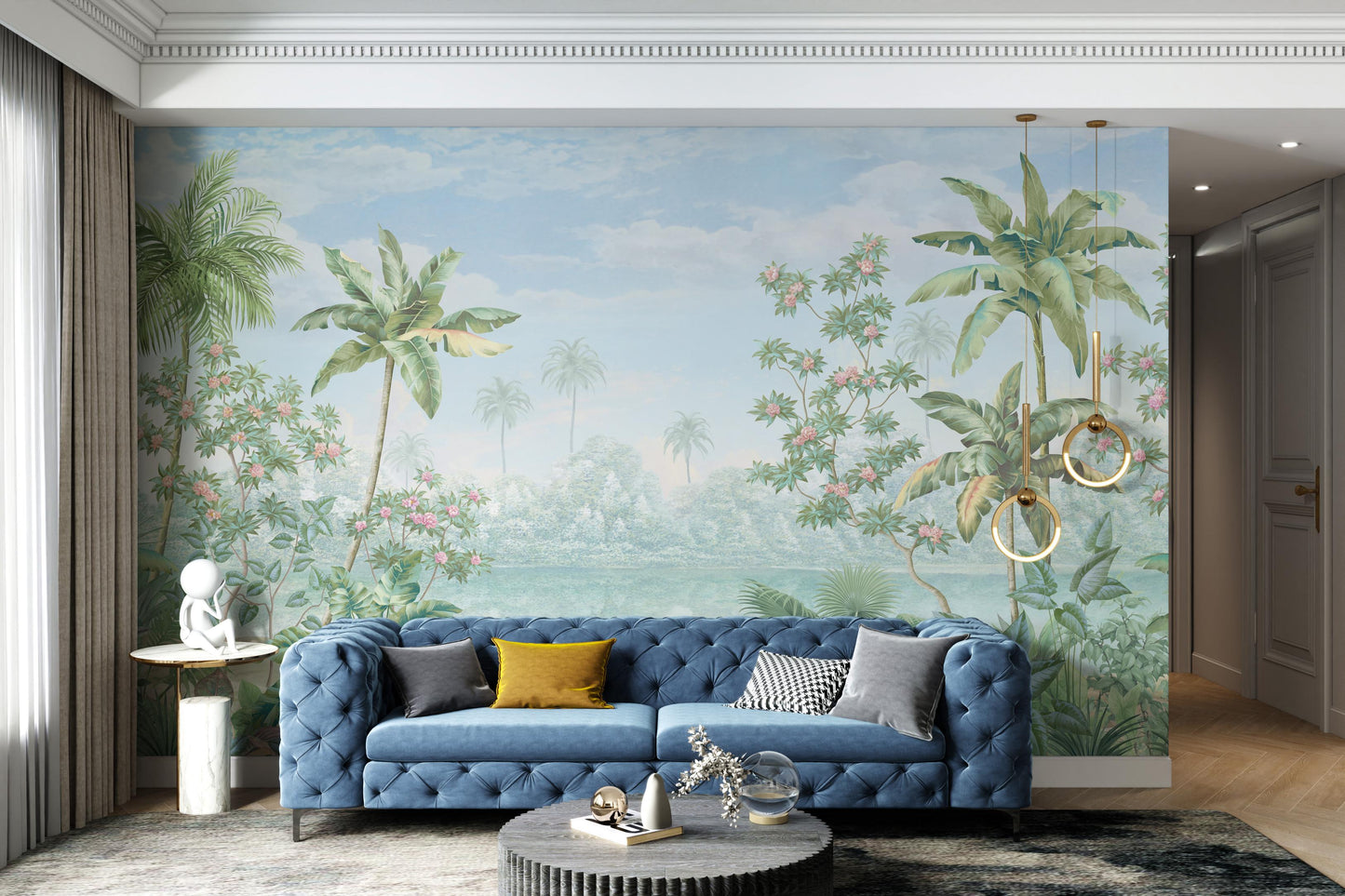 Tropical Jungle Landscape Wallpaper