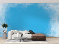 Heavenly ethereal clouds mural for decor
