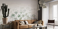Tropical jungle mural wallpaper for lively interiors
