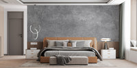 Sleek industrial grey wall mural for interiors
