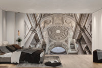Elegant neoclassical ceiling decor
