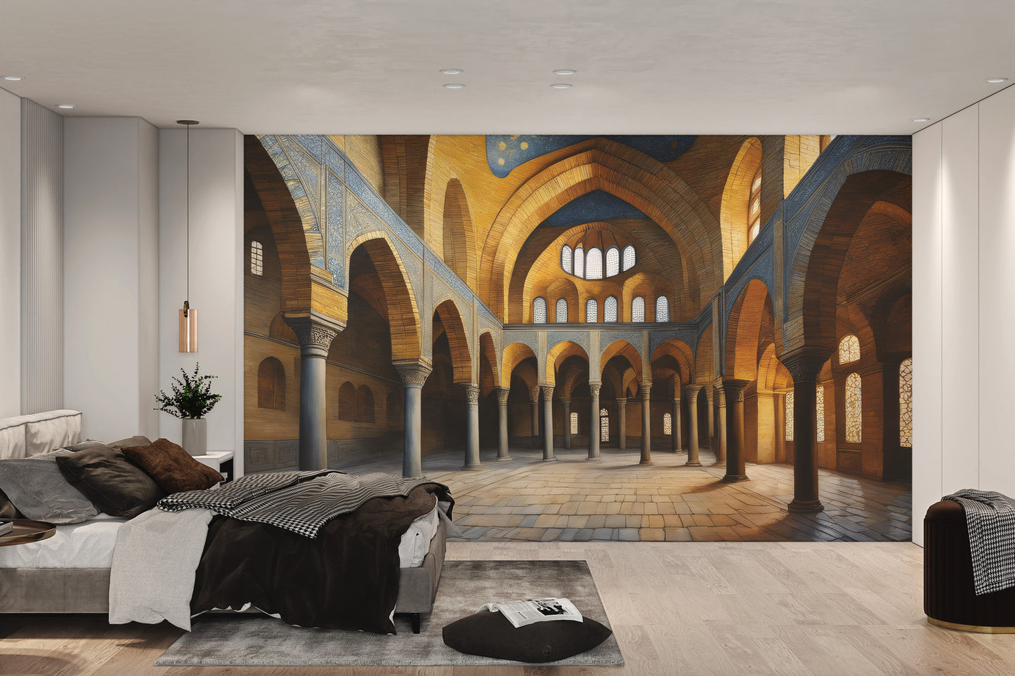 Timeless grand arch wallpaper print
