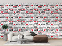 Love expressions mural for modern rooms
