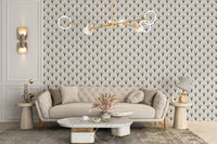 Black arch pattern peel stick mural wallpaper

