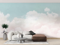 Soft cloud wall art for serene interiors
