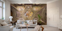 Luxury baroque ceiling mural wallpaper
