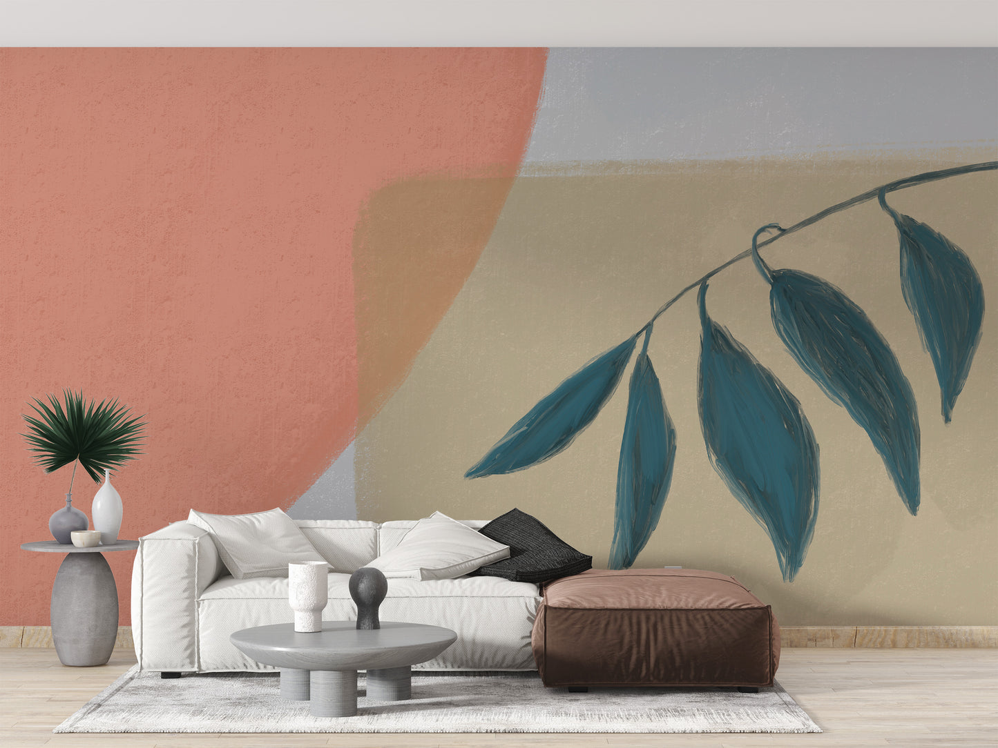 Tranquil Leaves Wallpaper Mural