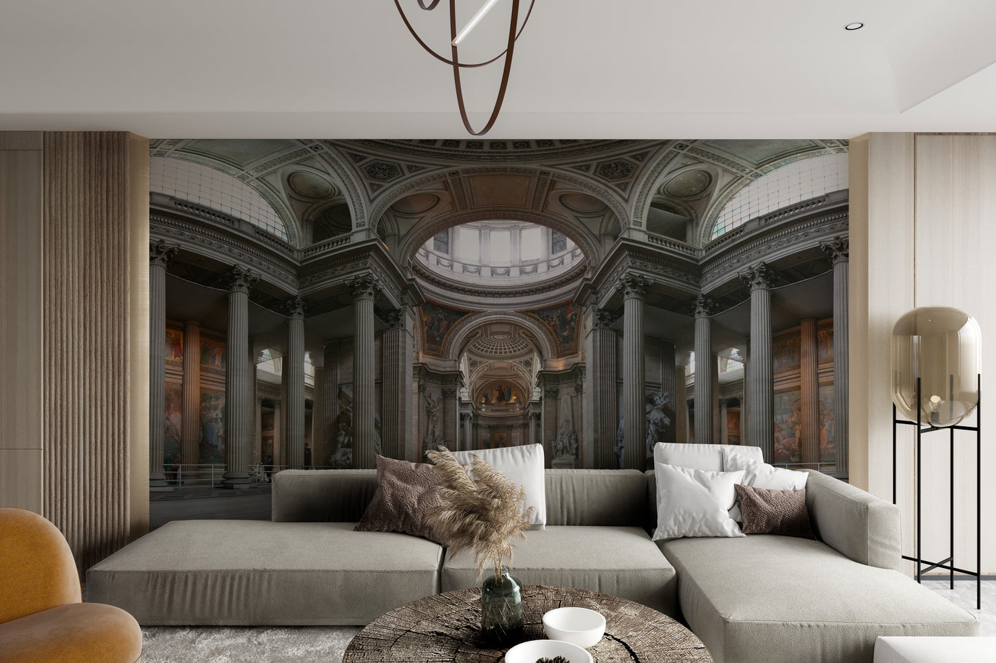 Timeless neoclassical wall covering
