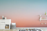 Elegant gradient mural with sunrise vibe
