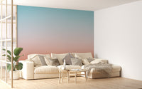 Peaceful sunrise wall mural for decor
