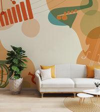 Contemporary music wall art for studios and lounges
