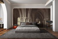Historic church architecture wall mural
