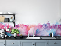 Abstract multi brushstroke wallpaper mural
